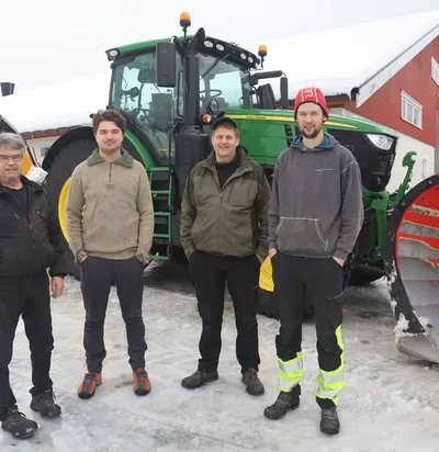 Ser frem til våronn med slepeslangeanlegg  